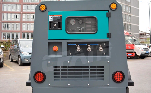 portable diesel industrial air compressor