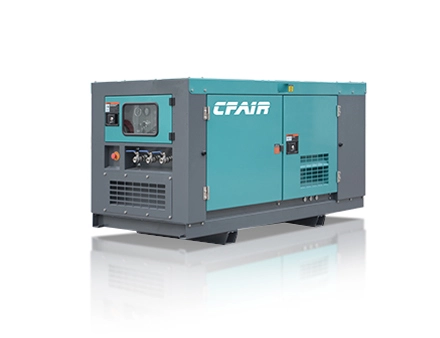 CF185BI-7 CFAIR 185 CFM 7 Bar Box Air Compressor Middle East Ready with Effective Cooling