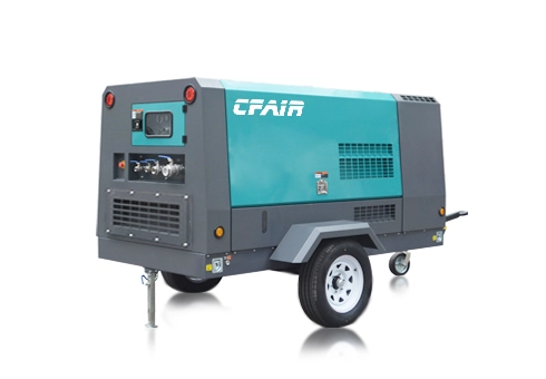 CF535MK-10.5 Towable Air Compressor Cummins-Driven 500 CFM, 10 Bar  Diesel Screw Compressor