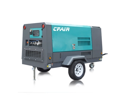 CF535MK-10.5 Towable Air Compressor Cummins-Driven 500 CFM, 10 Bar  Diesel Screw Compressor