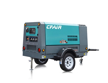 CF120MY-7 CFAIR 120CFM Mobile Diesel Engine Screw Air Compressor For Mining