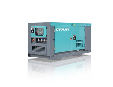 CF140BY-7 Portable Air Compressor For Drilling Rig/Mining Diesel Engine CFAIR 140CFM Screw Air Compressor