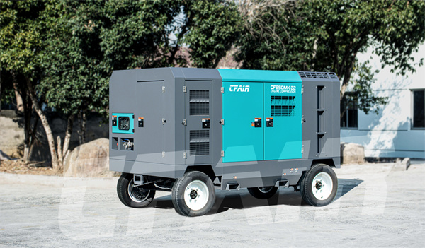 Portable Diesel Aircompressor Promoting Industry Development Mining And Drilling Industry