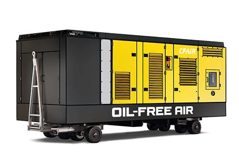 Mobile Engine Driven Oil Free Air Compressor 1600 CFM