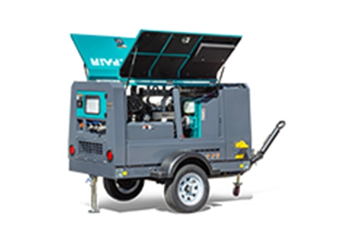 CF185MI-10 CFAIR 185 CFM 10 Bar Mobile Diesel Air Compressor Enhanced Power for Versatile Applications