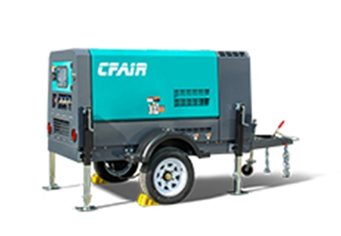 CF185MI-7 CFAIR 185 CFM 7 Bar Mobile Diesel Air Compressor Engineered for Middle East Conditions