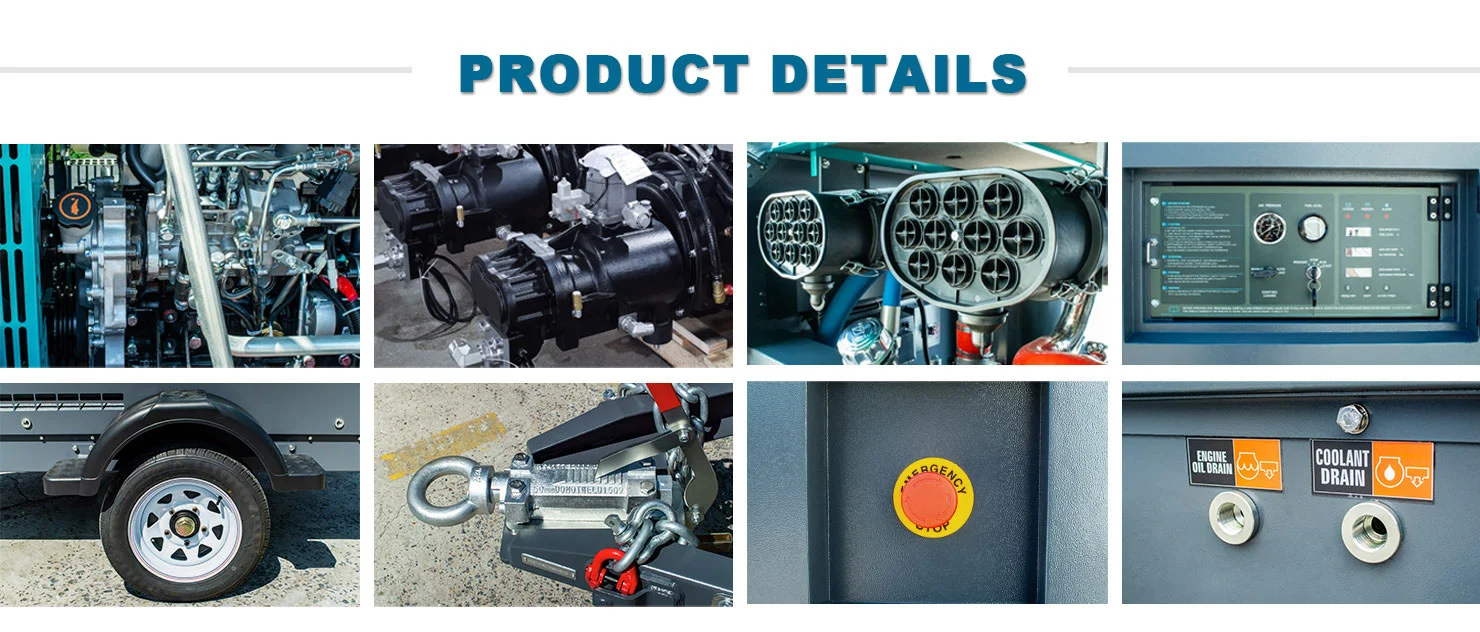 CF185MI-7 Experienced Portable CFAIR 185CFM Air Compressor