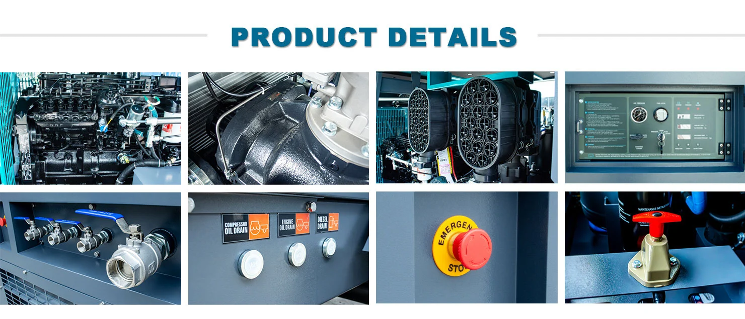 390cfm Portable Diesel Air Compressor