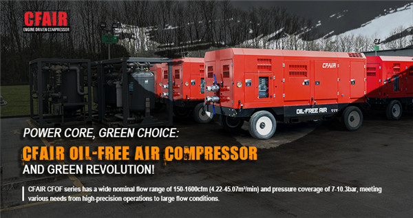 Power core, green choice: CFAIR oil-free air compressor and green revolution!