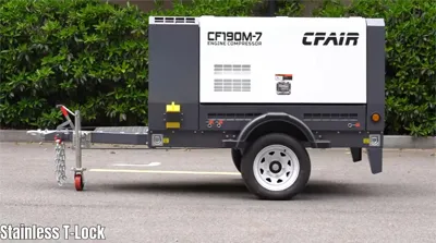 CFAIR CF190M-7 Engine-Driven Air Compressor – Complete Detailed Walkthrough | Portable Diesel Air Compressor